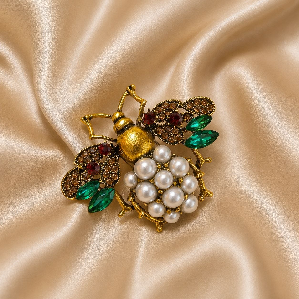 🐝 نحلة اللؤلؤ الزمردية